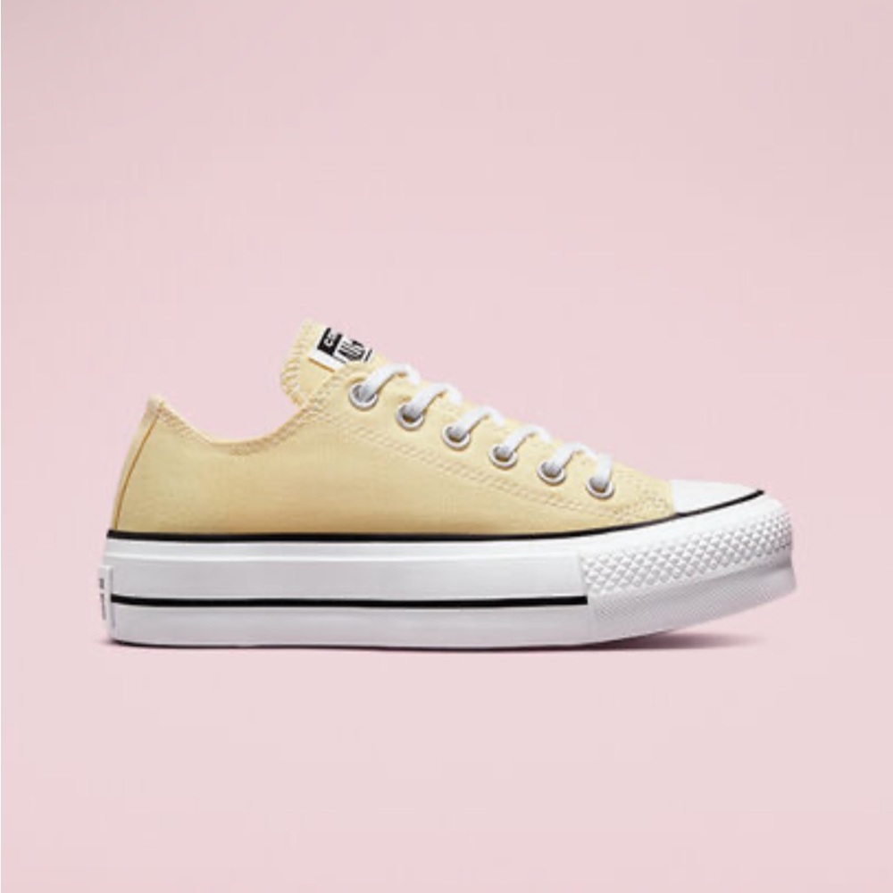 Converse Chuck Taylor All Star Lift Platform Size 9 Lemon Drop